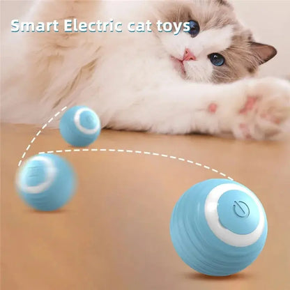 Balle Interactive Électronique pour Chat - Jouet Automatique Auto-roulant