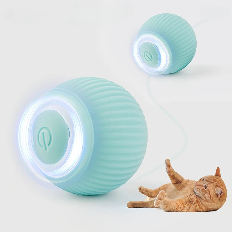 Balle Interactive Électronique pour Chat - Jouet Automatique Auto-roulant