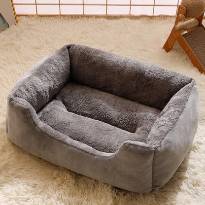 Lit Confortable pour Chats et Chiens - Coussin Douillet et Maison pour Animaux